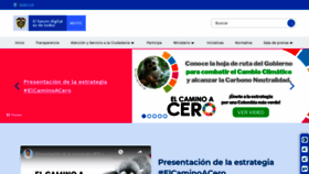 What Mintic.gov.co website looked like in 2022 (2 years ago)