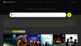 What Movieninja.live website looked like in 2022 (2 years ago)