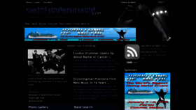 What Metalunderground.com website looked like in 2022 (2 years ago)