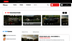 What Modhub.us website looked like in 2022 (4 years ago)