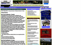 What Marathoner.com website looked like in 2022 (2 years ago)