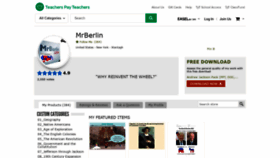 What Mrberlin.com website looked like in 2022 (2 years ago)