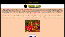 What Matka-indian.net website looked like in 2022 (2 years ago)