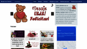 What Mesajeurarifelicitari.com website looked like in 2022 (2 years ago)