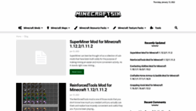 What Minecraftsix.com website looked like in 2022 (2 years ago)