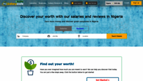 What Mysalaryscale.com website looked like in 2022 (2 years ago)