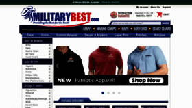 What Militarybest.com website looked like in 2022 (2 years ago)