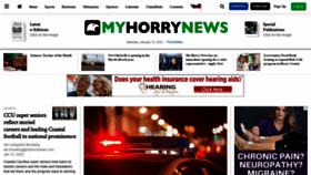 What Myhorrynews.com website looked like in 2022 (2 years ago)