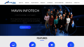 What Mavininfotech.com website looked like in 2022 (2 years ago)