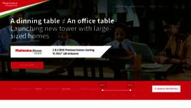 What Mahindralifespaces.com website looked like in 2022 (2 years ago)