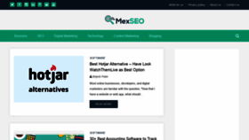 What Mexseo.info website looked like in 2022 (3 years ago)