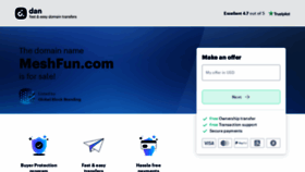 What Meshfun.com website looked like in 2022 (2 years ago)