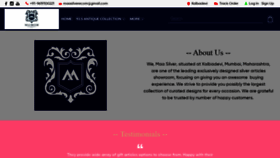 What Maasilver.com website looked like in 2022 (2 years ago)