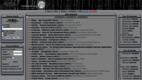 What Metalarea.org website looked like in 2022 (3 years ago)