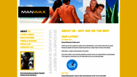 What Manwax.com.au website looked like in 2022 (2 years ago)