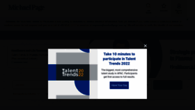 What Michaelpage.com.sg website looked like in 2022 (3 years ago)