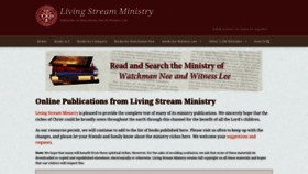 What Ministrybooks.org website looked like in 2022 (2 years ago)