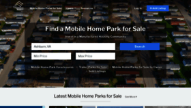 What Mobilehomeparkstore.com website looked like in 2022 (2 years ago)