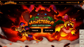 What Monsterra.io website looked like in 2022 (2 years ago)