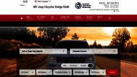What Myjeepchryslerdodge.com website looked like in 2022 (2 years ago)