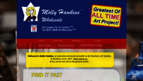 What Mollyhawkins.com website looked like in 2022 (2 years ago)