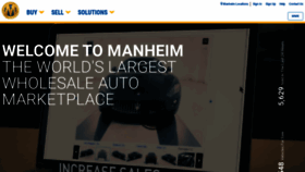 What Manheim.com website looked like in 2022 (2 years ago)