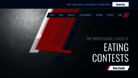 What Majorleagueeating.com website looked like in 2022 (2 years ago)