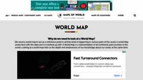 What Mapsofworld.com website looked like in 2022 (2 years ago)