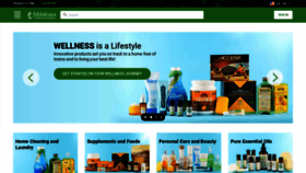 What Melaleuca.com website looked like in 2022 (2 years ago)