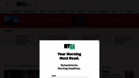 What Mysanantonio.com website looked like in 2022 (2 years ago)