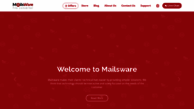 What Mailsware.com website looked like in 2022 (2 years ago)