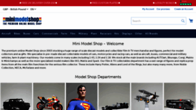What Minimodelshop.com website looked like in 2022 (2 years ago)
