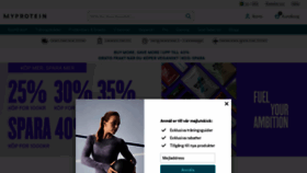 What Myprotein.se website looked like in 2022 (2 years ago)