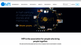 What Mpi.org website looked like in 2022 (3 years ago)