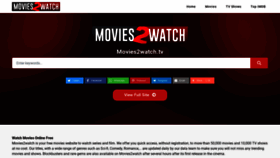 What Movies2watch.tv website looked like in 2022 (2 years ago)