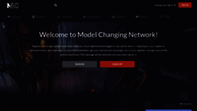 What Model-changing.net website looked like in 2022 (3 years ago)
