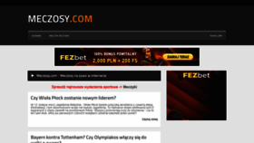 What Meczosy.com website looked like in 2022 (2 years ago)