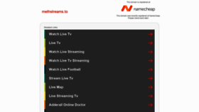 What Methstreams.to website looked like in 2022 (4 years ago)
