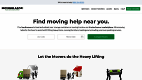 What Movinglabor.com website looked like in 2022 (2 years ago)