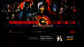 What Mortal-kombat.com website looked like in 2022 (2 years ago)
