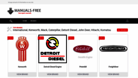 What Manuals-free.com website looked like in 2022 (2 years ago)