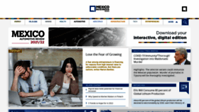 What Mexicobusiness.news website looked like in 2022 (2 years ago)