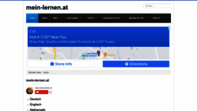 What Mein-lernen.at website looked like in 2022 (2 years ago)