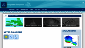 What Meteo.pf website looked like in 2022 (2 years ago)