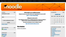 What Moodle.unicentro.br website looked like in 2022 (2 years ago)