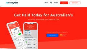 What Mypayfast.com.au website looked like in 2022 (2 years ago)