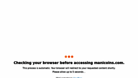 What Manicoins.com website looked like in 2022 (3 years ago)