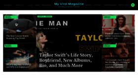 What Myviralmagazine.com website looked like in 2022 (2 years ago)