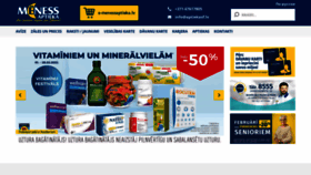 What Menessaptieka.lv website looked like in 2022 (2 years ago)