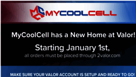 What Mycoolcell.net website looked like in 2022 (2 years ago)